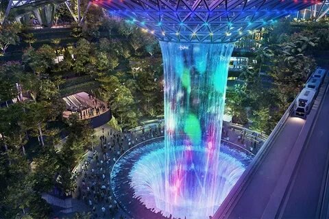 Jewel Changi Rain Vortex